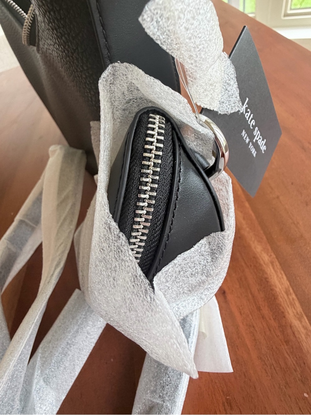 🖤 NWT Kate Spade Duo Black/Silver 4 WAY Convertible Bag • RARE! • SOLD OUT COLOR - Picture 6 of 12